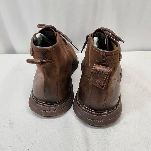 Sebago Smyth Dark Brown Leather Lace Up Reese Chukka Boots Mens Size 7M - Picture 3 of 8